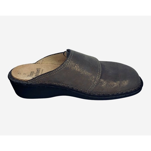 Finn Comfort Amalfi Leather Slip On Mules Womens Size 37 D EU 6.5-7 US NWOB $275 - Picture 2 of 12